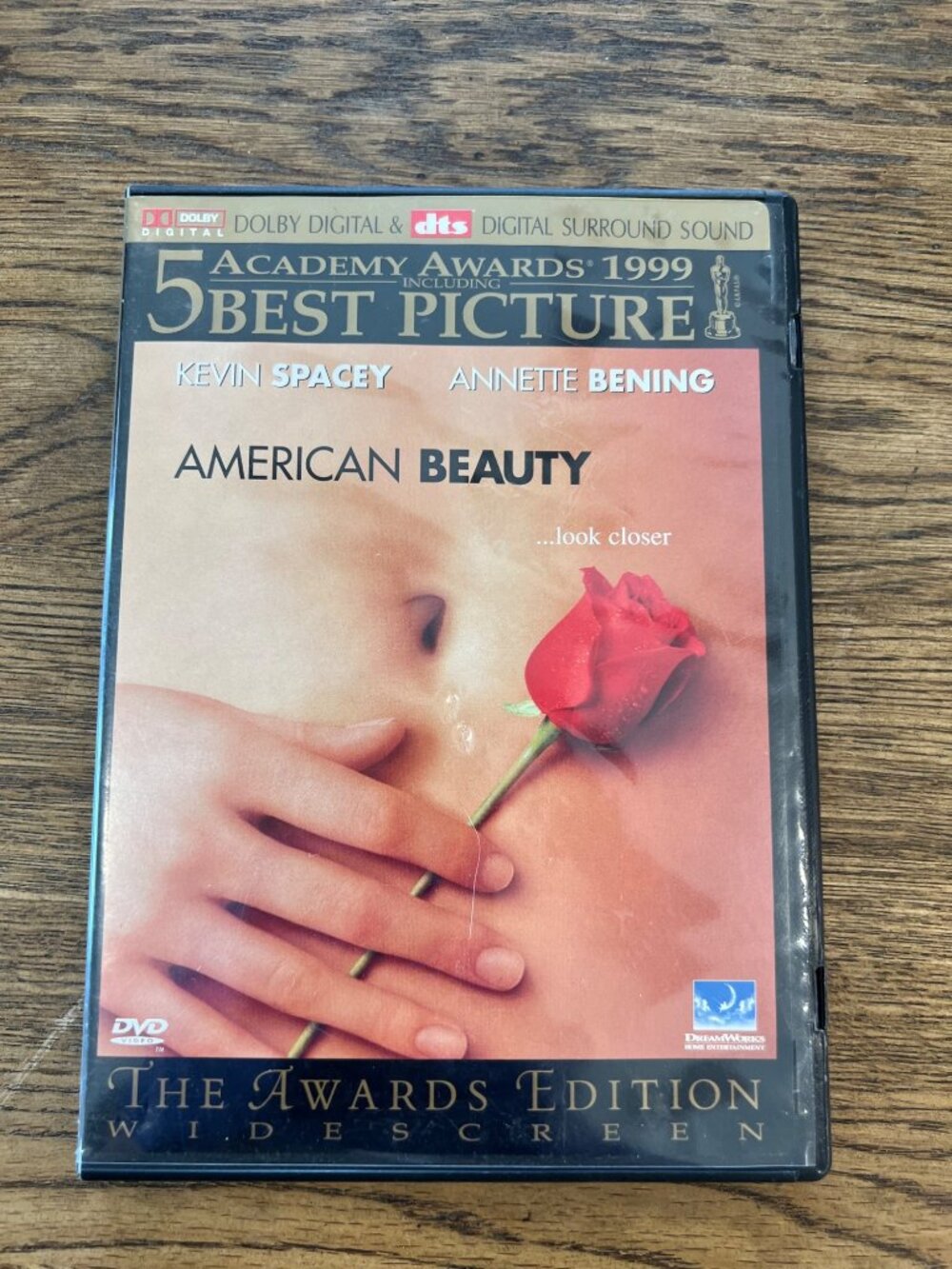 American Beauty 1999 DVD The Awards Edition Drama Kevin Spacey Pre-Owned